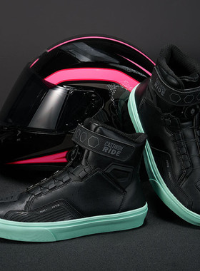 CASTIRON RIDE摩托车骑行鞋机车鞋防水骑士赛车鞋通勤男休闲靴子