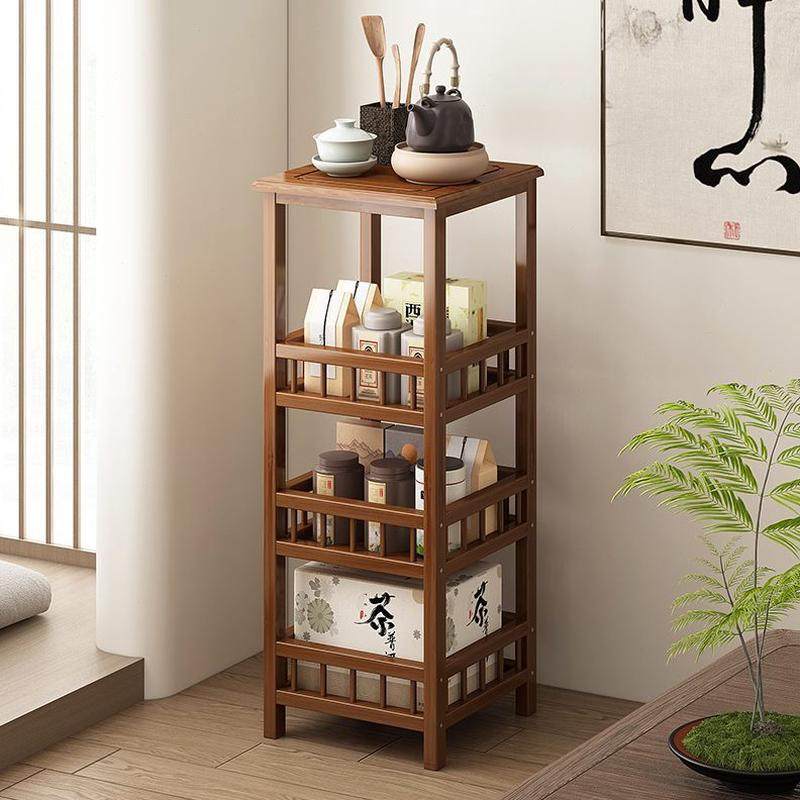 非小型茶具博古架茶叶收纳柜茶室落地子实木新中式茶架置物架专用,住宅家具,多宝格/博古架,淘宝优惠券,粉丝福利购,淘宝优惠卷