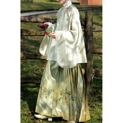 裳宫语鼠鼠探珠明制琵琶袖仿妆花马面裙*售完不补