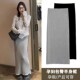 孕妇女夏春秋季 小个子孕期灰色显瘦直筒包臀裙秋装