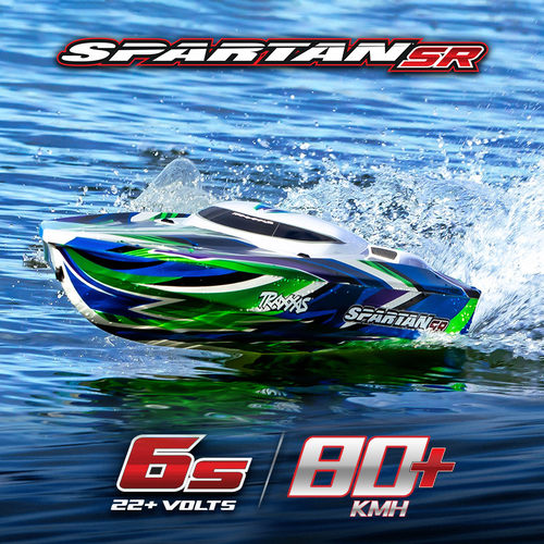 TRAXXAS SPARTAN SR自翻斯巴达遥控电动无刷快艇船103076-4/拖车
