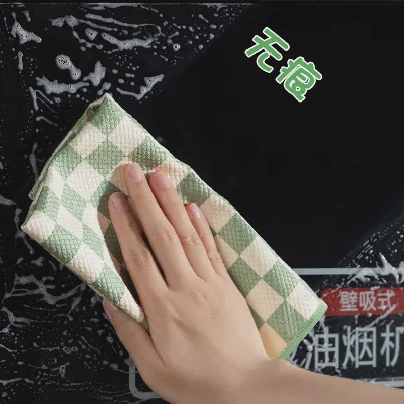 神奇擦玻璃布专用无水印吸水不掉毛擦杯子桌子不留痕加厚鱼鳞抹布