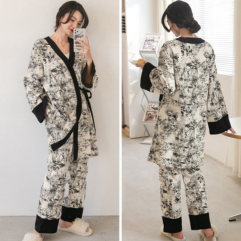 月子服春秋纯棉和服产后哺乳居服3月份10怀孕期孕妇睡衣加大码,孕妇装/孕产妇用品/营养,家居服套装,淘宝优惠券,粉丝福利购,淘宝优惠卷