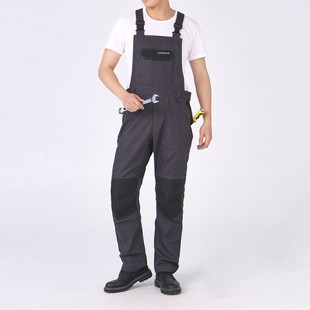 王婆瓜多色裤工装弹力背带裤户外工作裤耐磨耐穿宽松百搭连体