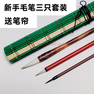 新款包邮送笔帘 水毛装笔套3只 新手水彩用彩笔色底细节勾线