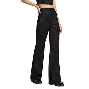 精致女人一定要舒服适垂感全里料条纹西裤柔软挺拔显瘦有型女裤特