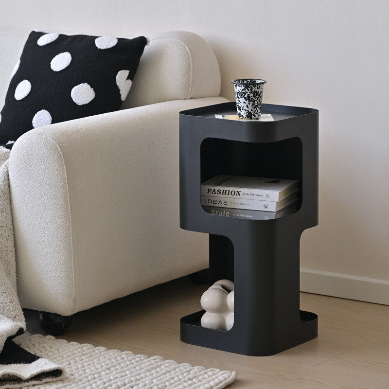 铁梵客厅铁艺边几边柜沙发旁边的测边柜置物架黑色迷你角几,住宅家具,角几/边几,淘宝优惠券,粉丝福利购,淘宝优惠卷