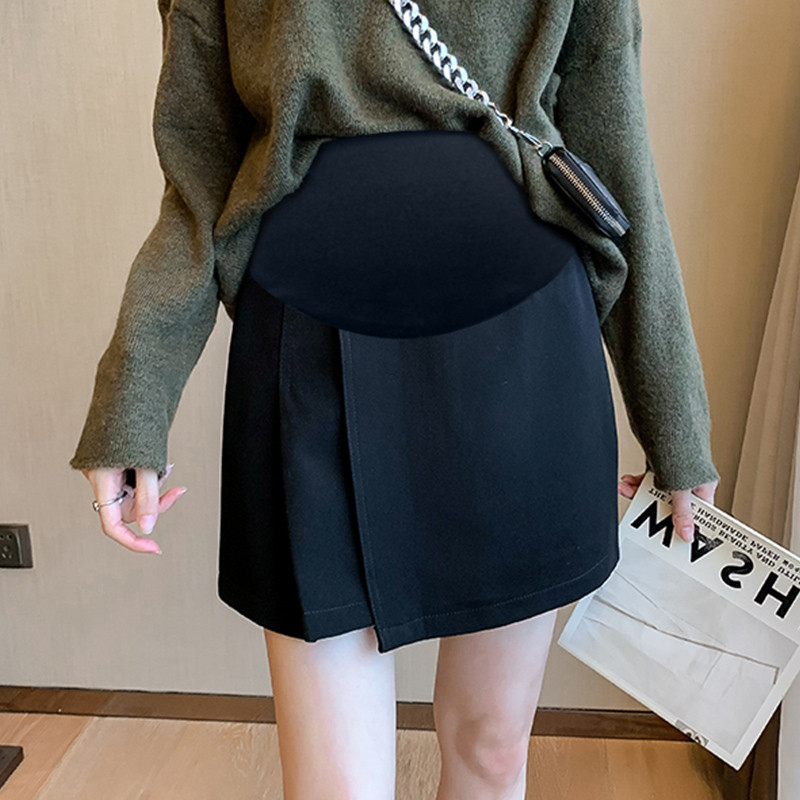 春秋孕妇不规则百搭包臀裙秋冬显瘦潮妈a字裙