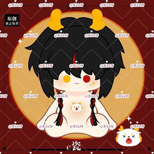 原创ch瓷40cm棉花娃娃countryhumans周边拟二次元学玩偶公仔