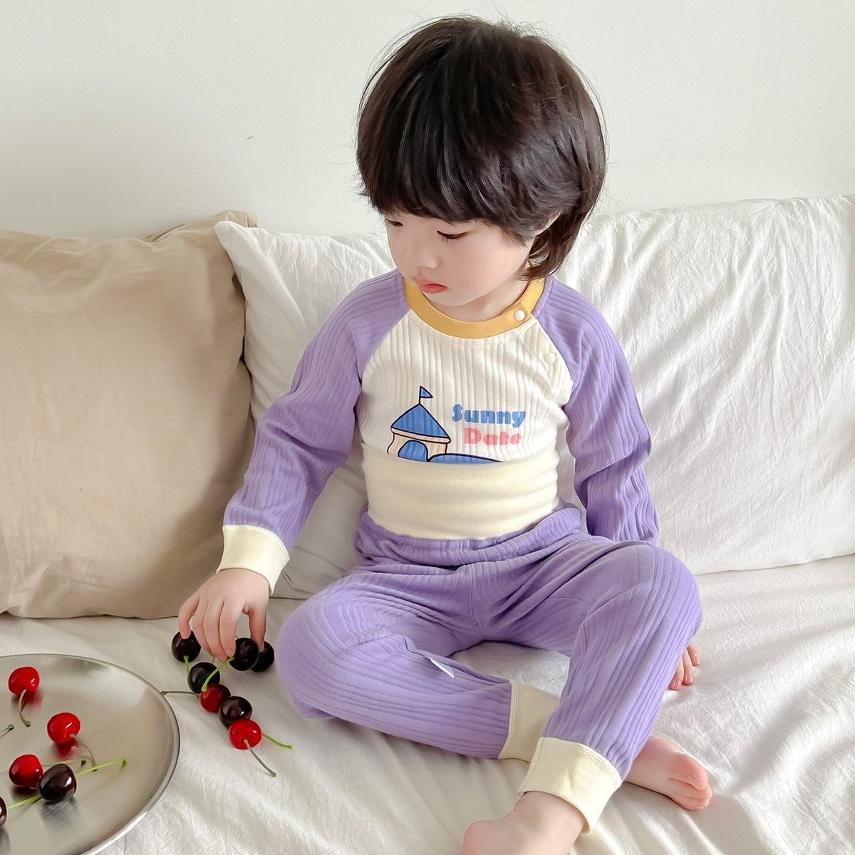 秋冬男童卡通纯棉护肚内衣套装可爱全棉秋衣秋裤儿童睡衣,童装/婴儿装/亲子装,家居服套装,淘宝优惠券,粉丝福利购,淘宝优惠卷