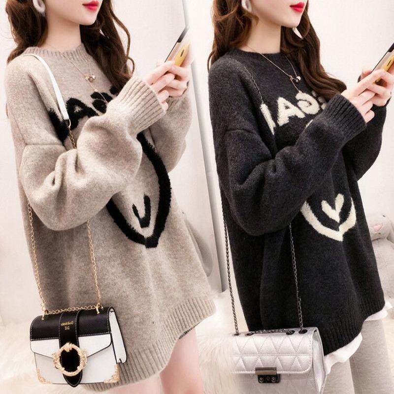 慵懒风加绒毛衣女秋冬新款外穿套头宽松打底衫洋气加厚衫,女装/女士精品,短外套,淘宝优惠券,粉丝福利购,淘宝优惠卷