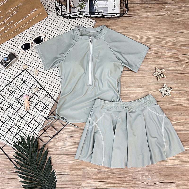 分体泳衣女夏2023新款爆款保守显瘦遮肚运动时尚裙式平角游泳装女,运动/瑜伽/健身/球迷用品,分体泳衣,淘宝优惠券,粉丝福利购,淘宝优惠卷