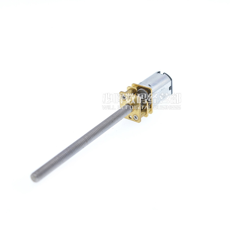 M4*55 12GA-N20丝杆螺纹减速电机3V6V12V 微型马达导程导轨设备