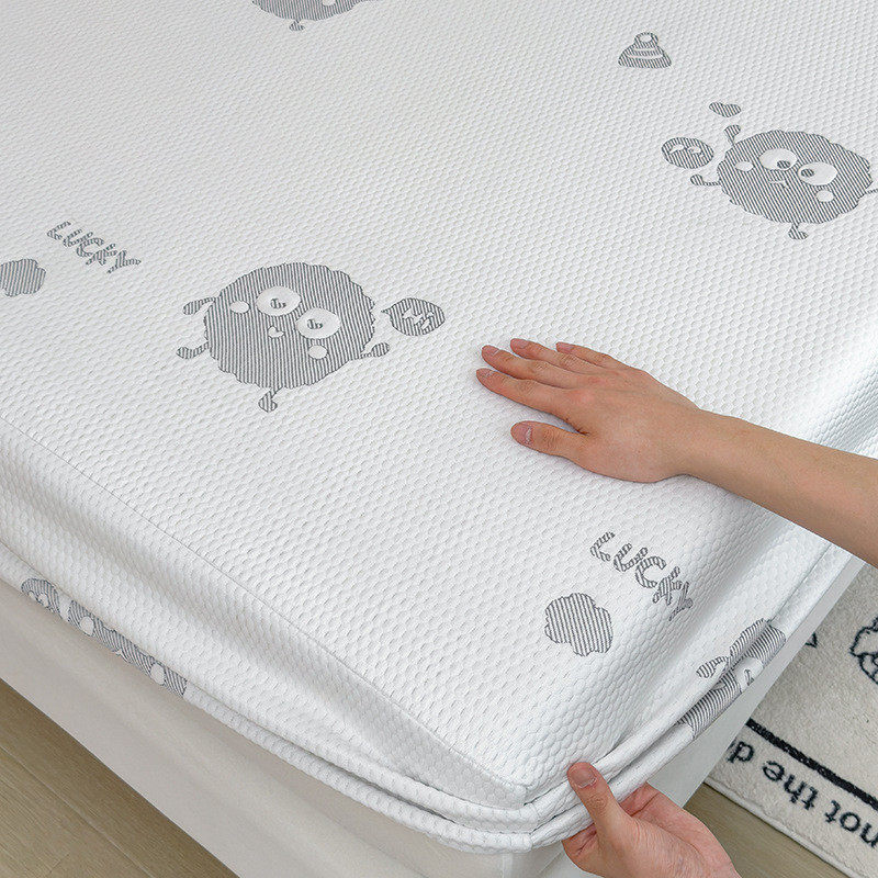 2025新款冰豆豆凉席床笠单件夏季凉感冰丝床垫套榻榻米保护罩床罩,床上用品,冰丝席,淘宝优惠券,粉丝福利购,淘宝优惠卷