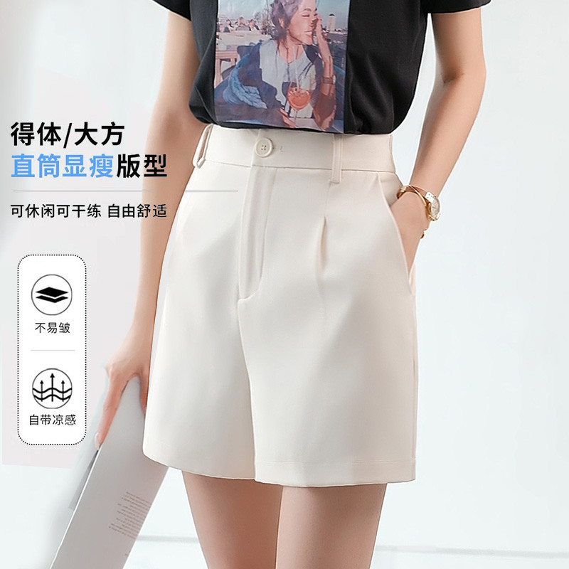 女2025新款夏季薄款直筒宽松职业裤夏天休闲女士阔腿