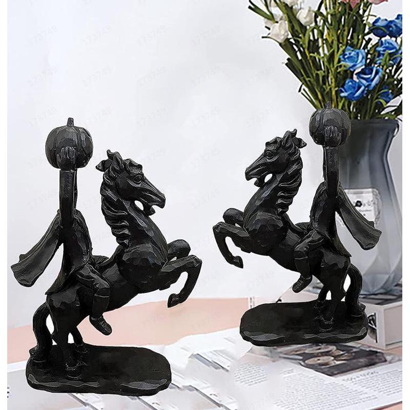 万圣节无头骑士树脂摆件爆款新款 Headless Horseman