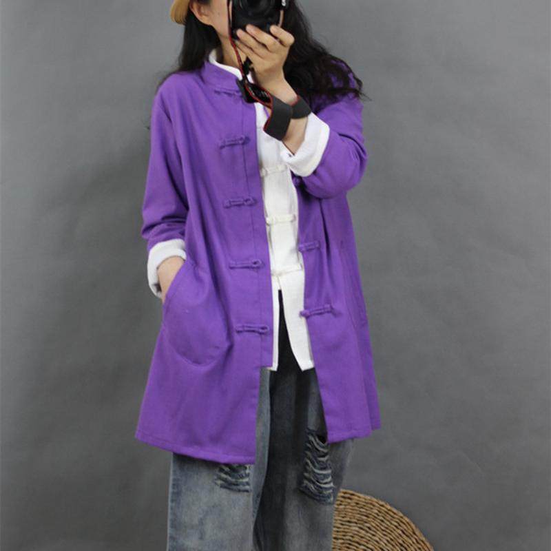 女 中式盘扣民族风中长款文艺薄风衣开衫,女装/女士精品,衬衫,淘宝优惠券,粉丝福利购,淘宝优惠卷