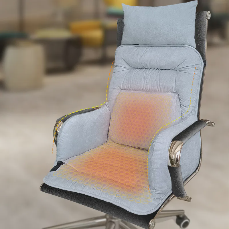 石墨烯加热坐垫靠背一体办公室久坐加热垫12V插电低压连体腰靠垫,床上用品,功能枕/保健枕/养生枕,淘宝优惠券,粉丝福利购,淘宝优惠卷
