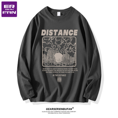 230克重磅长袖t恤男100%纯棉