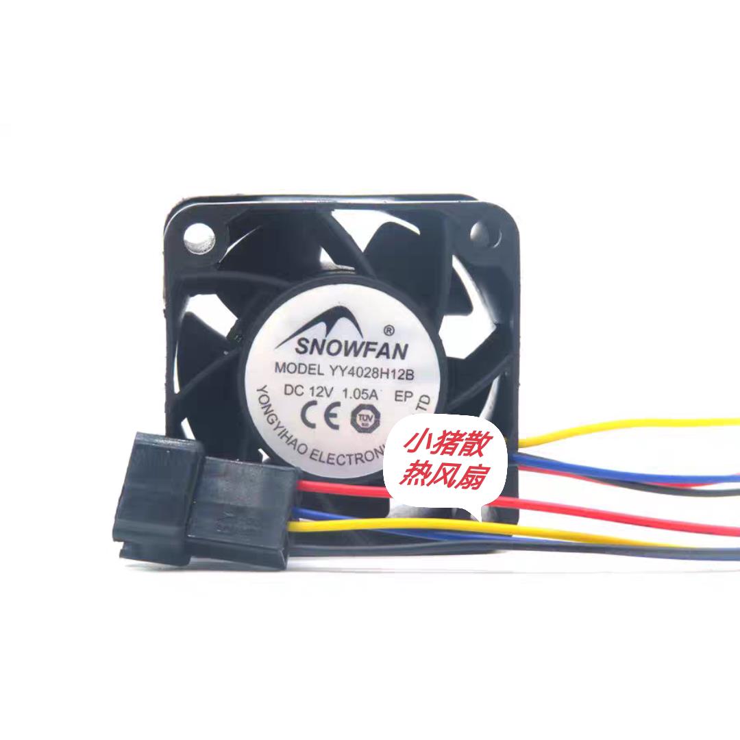 SNOWFAN YY4028H12B 4028 12V 1.05A 高转速 服务器 风扇AI