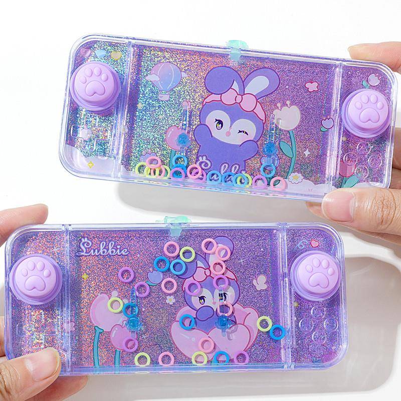 新款方形投篮水机儿童益智水中套圈游戏90后游戏机童年怀旧小玩具