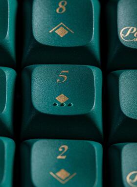 Elfie键帽 森林自然风烫金PBT材质 热升华 KDA高度键帽AI