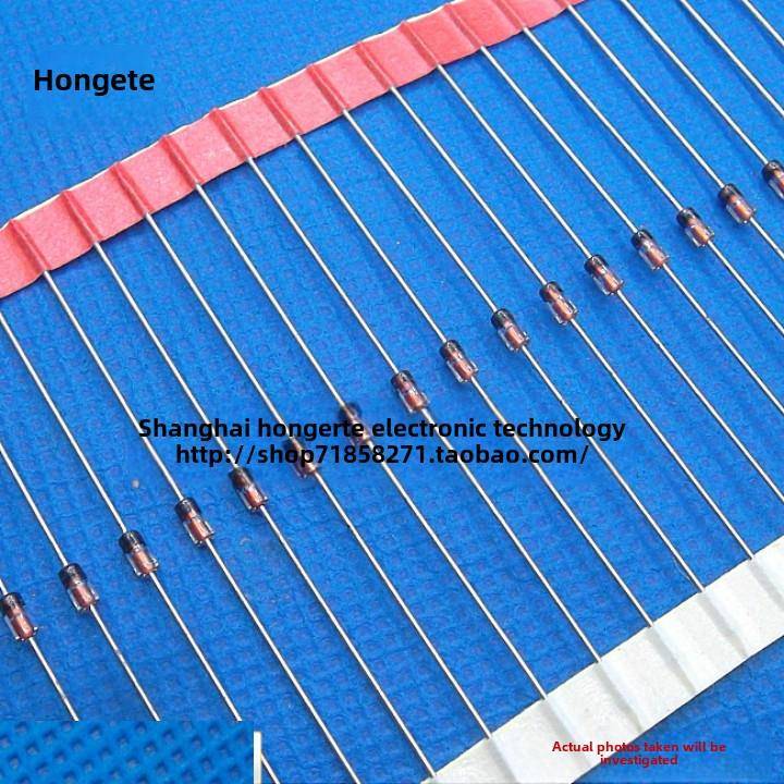 直插玻封开关二极管 4148 1N4148 IN4148 DO-35 原装(100个5元)