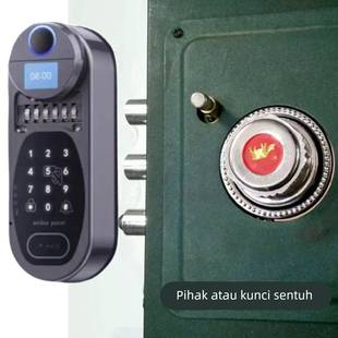 掌眼5G智能锁牛头锁老虎锁背包锁老碰锁香港公屋木门自改电子锁