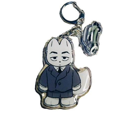 爪爪PawPaw原创 捡狗人物双面滴胶挂件全4款 超厚实