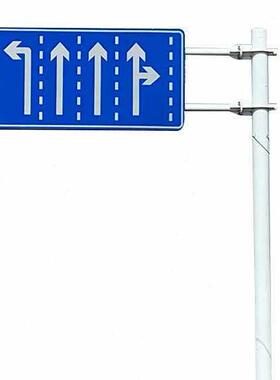 2f悬臂式交通指路牌标志杆3f杆道路导向指示牌双悬臂立柱八角杆
