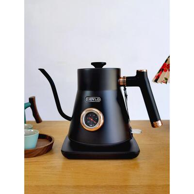 思迪乐手冲咖啡壶电水壶304不锈钢特浓欧式咖啡细口壶家用煮茶壶