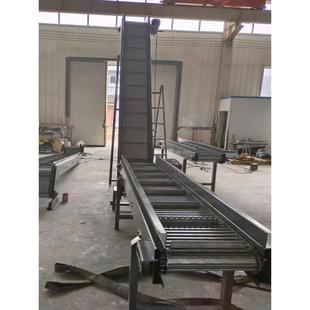 不锈钢链板提升机爬坡挡板上料机定制传动带工业物料输送传送机