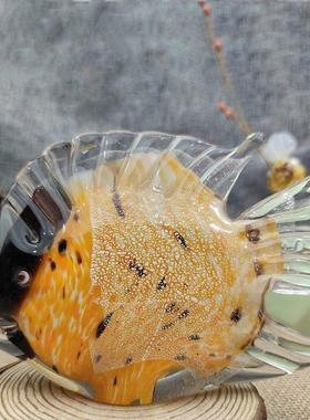 玻璃燕尾鱼琉璃创意家居装饰工艺品餐客厅酒柜摆件结婚礼物送闺蜜