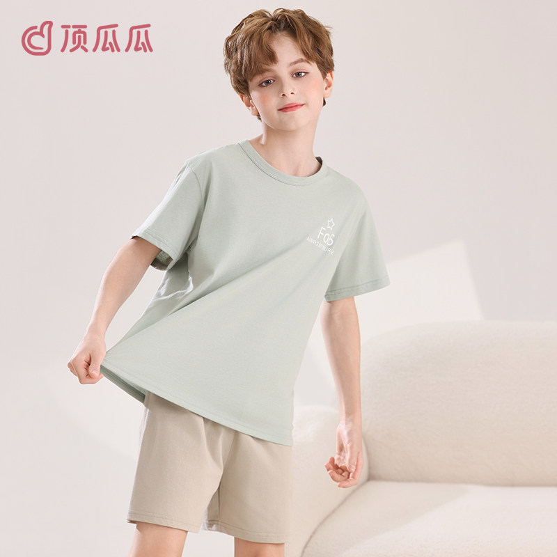 2025新款男童纯棉家居服套装