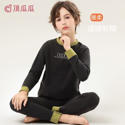 男孩德绒儿童保暖内衣