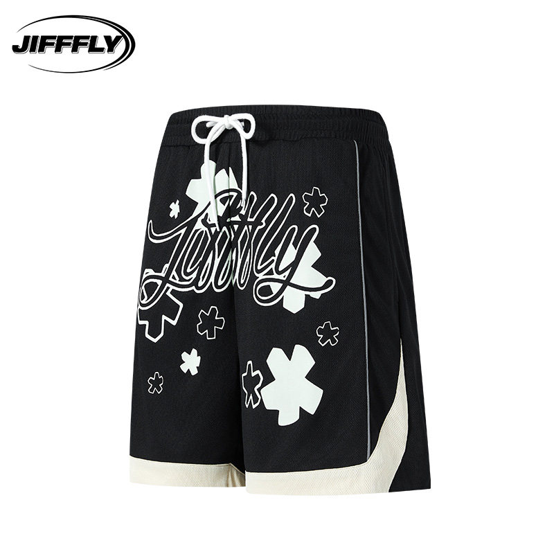 Jifffly运动短裤男夏季薄款外穿健身跑步宽松透气休闲五分裤子女,男装,短裤,淘宝优惠券,粉丝福利购,淘宝优惠卷