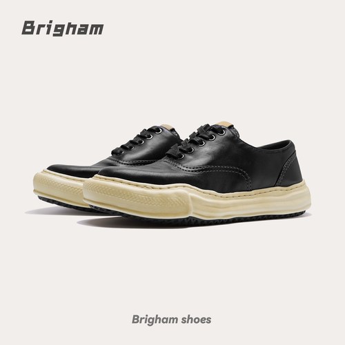 Brigham“铁马”复古马皮日式经典休闲百搭溶解鞋MS729