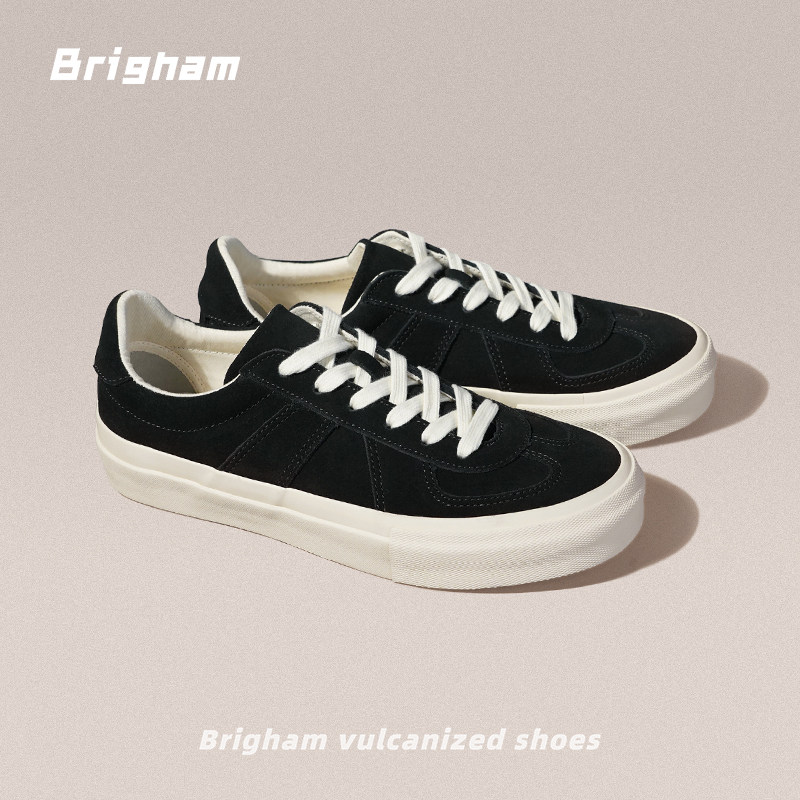 Brigham“破茧”复古经典翻毛皮百搭休闲低帮板鞋硫化鞋男女款N60,流行男鞋,休闲板鞋,淘宝优惠券,粉丝福利购,淘宝优惠卷