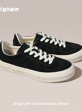 Brigham“破茧”复古经典翻毛皮百搭休闲低帮板鞋硫化鞋男女款N60