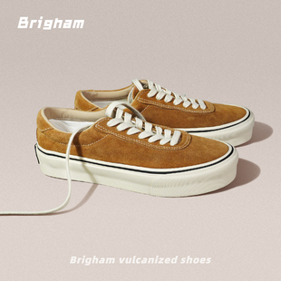 男女款 复古板鞋 L3000 低帮水染牛反绒硫化鞋 秋冬翻毛皮日系经典