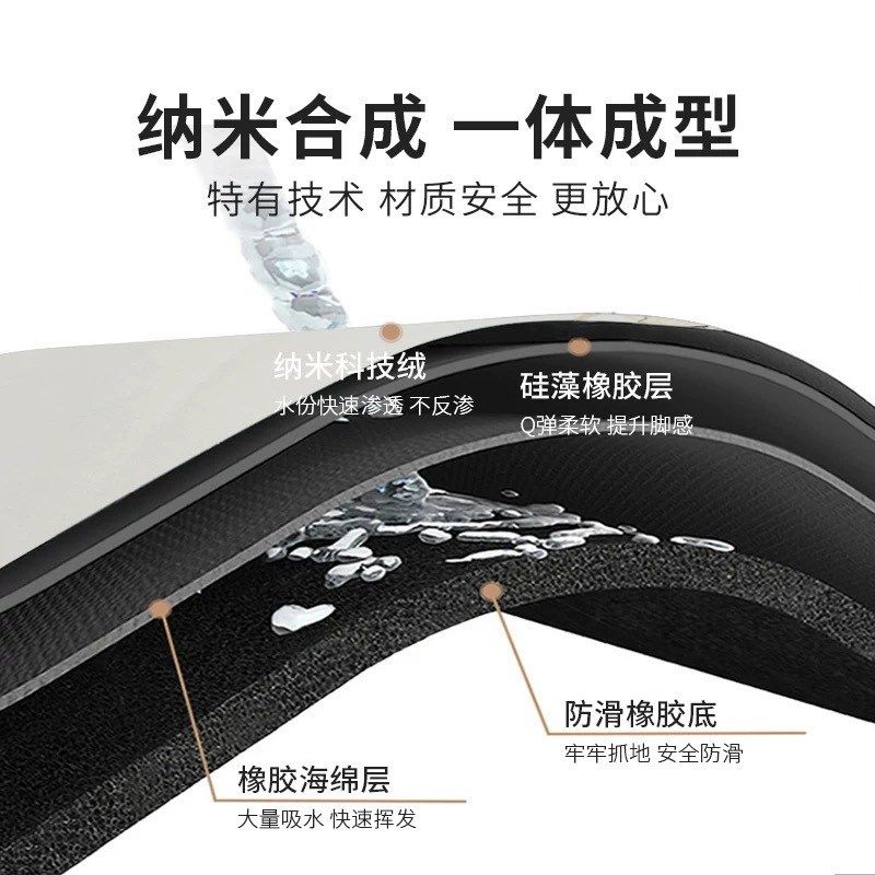 浴室地垫卡皮巴拉硅藻泥吸水垫家用厕所门口防滑速干脚地垫,居家布艺,厨房地垫,淘宝优惠券,粉丝福利购,淘宝优惠卷