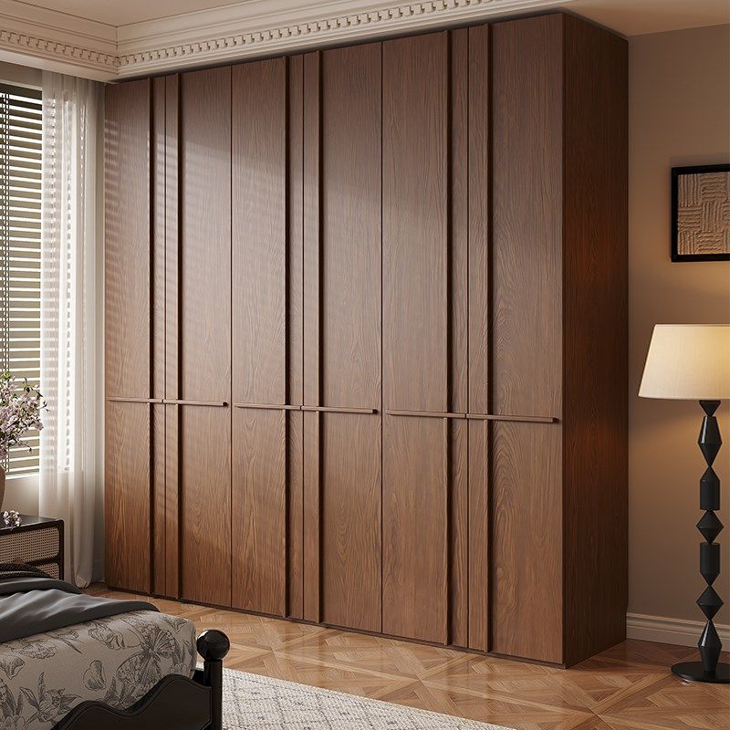 定制全实木橡木中古风骨骼条新款爆款家用卧四六门柜子,住宅家具,独立衣柜,淘宝优惠券,粉丝福利购,淘宝优惠卷