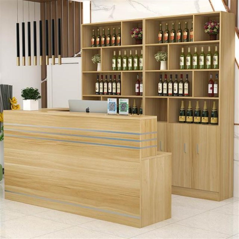 吧台收银台柜台宾馆酒店饭店酒架酒柜展示柜小型巴台店铺商用