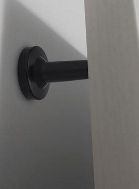 迈豪门碰黑色卧室橡胶防撞黑色加厚木门硅胶门挡卫生间门顶