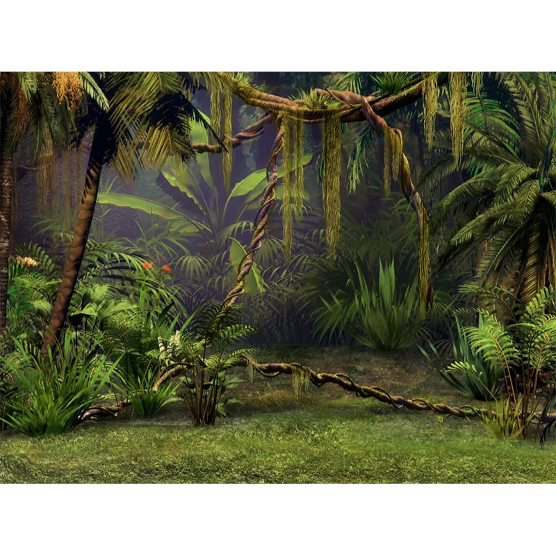 儿童森林风景题影棚梦幻背景拍照背景布纺布帆布爱实景防手绘背景