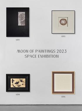 MOON慕空间新中式样板房衣帽间卧室装饰画摆件挂画装饰品道具软装