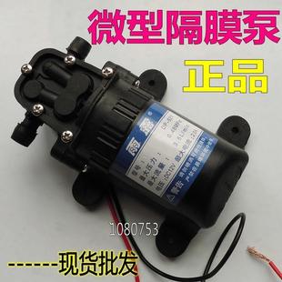 农用12v雨露水泵电动喷雾器隔膜泵微型洗车水泵家用高压自吸水泵