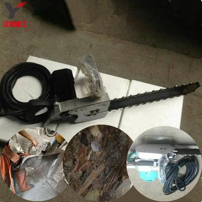 石矿采样混凝土链锯 带锯条的金刚石链锯 汽油岩石切割设备