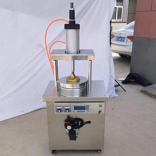 供应全自动商用手抓饼机 厨房压饼机器 新型气压单饼机器