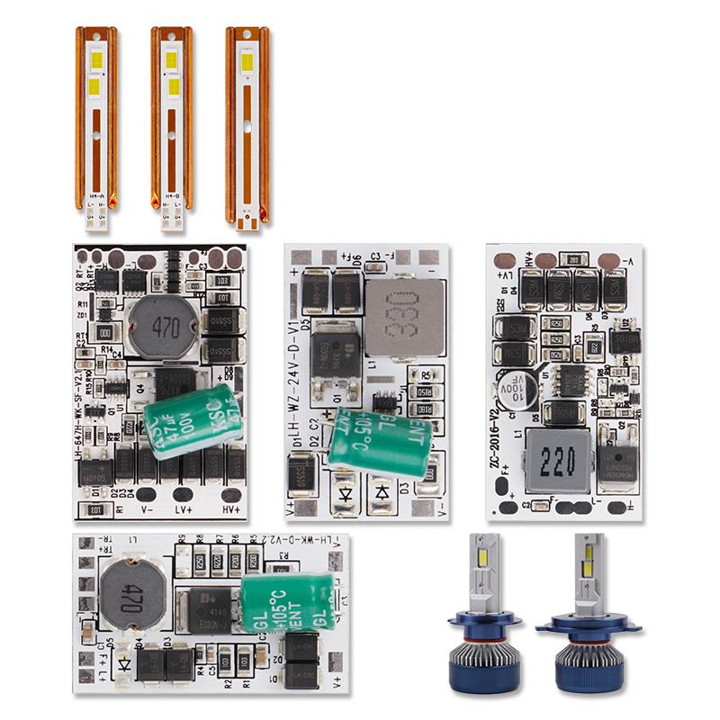 驱动板车灯led灯珠电源DC直流降压9V3.0A3.5A大功率温控板